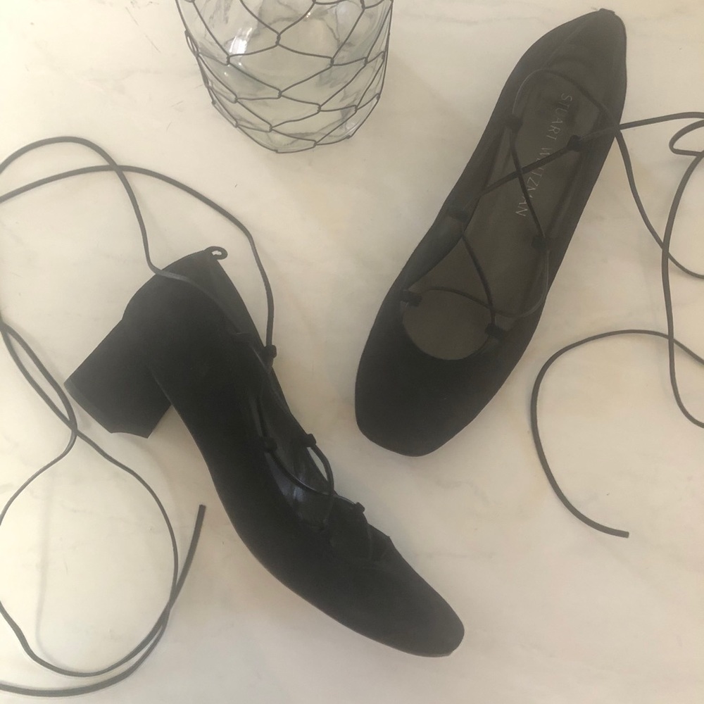 STUART WEIZMAN Cordon lace up pumps •size 8